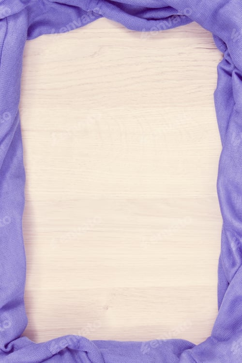 Preview: Frame Of Woolen Or Cotton Scarf Using In Autumn Or Winter, Concept Of Warm Apparel For Woman, Copy