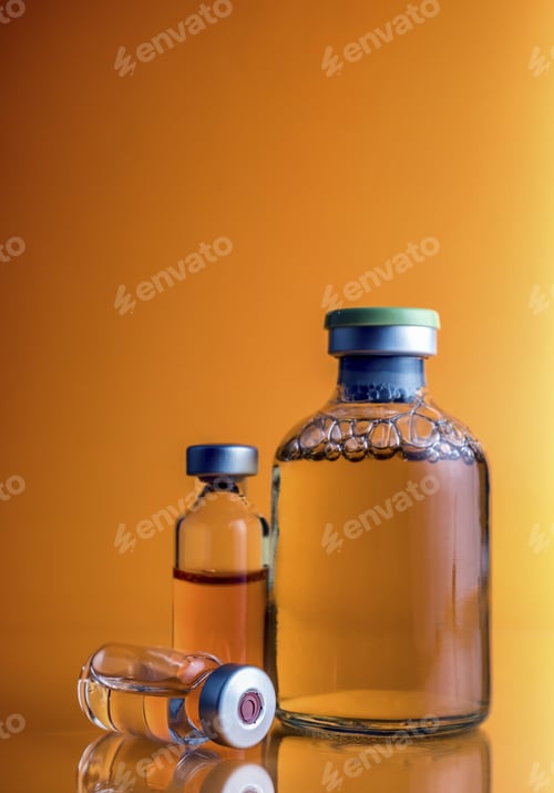 Preview: Medicine In Vials , Ready For Vaccine Injection