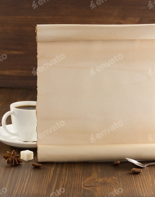 Preview: Coffee Concept On Wooden Background