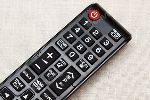 Preview: Buttons On Infrared Remote Control For Television