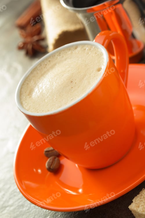 Preview: Cup Of Coffee On Table