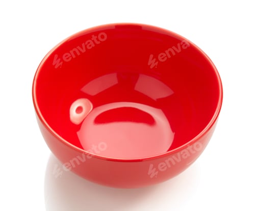 Preview: Ceramic Bowl Isolated On White Background