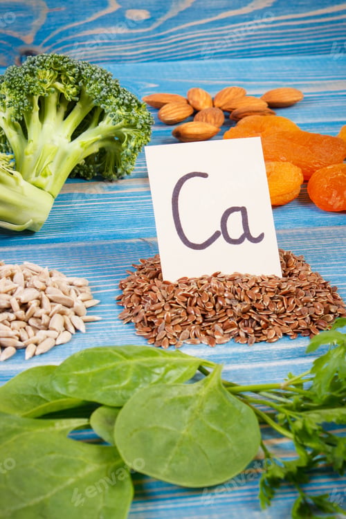 Preview: Ingredients Or Products As Source Calcium, Dietary Fiber And Natural Sources, Healthy Lifestyle And
