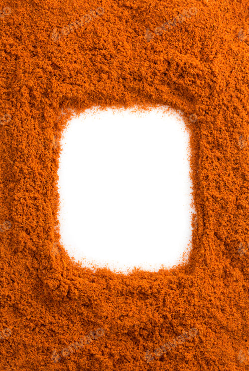 Preview: Paprika Powder Isolated On White Background
