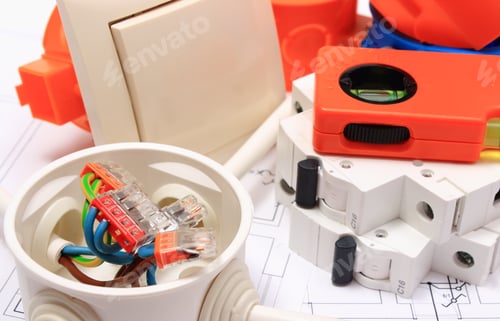 Preview: Components For Use In Electrical Installations And Diagrams, Copper Wire Connections In Electrical