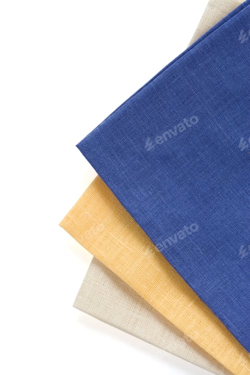 Preview: Table Napkins Isolated On White Background