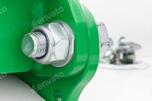 Preview: Screws, Bolts And Connections In Industrial Or Agriculture Machine, Technology And Engineering