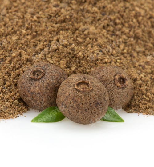 Preview: Allspice Powder Isolated On White Background