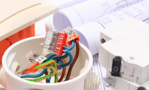 Preview: Components For Use In Installations And Electrical Diagrams, Copper Wire Connections In Electrical