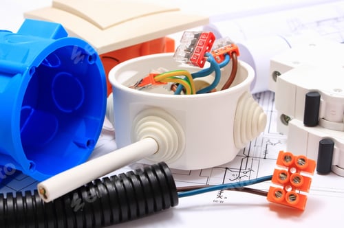 Preview: Components For Use In Installations And Electrical Diagrams, Copper Wire Connections In Electrical