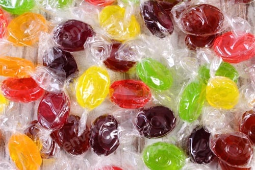 Preview: Heap Of Colorful Candies As Background Texture, Too Many Sweets, Concept Of Reduction Of Eating