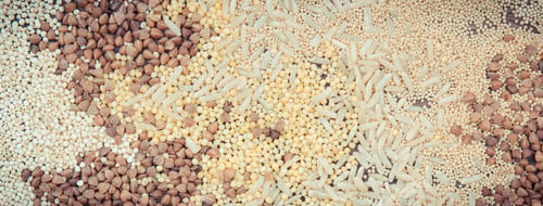 Preview: Vintage Photo, Various Groats, Brown Rice, Amaranth And Quinoa Seed, Concept Of Healthy, Gluten