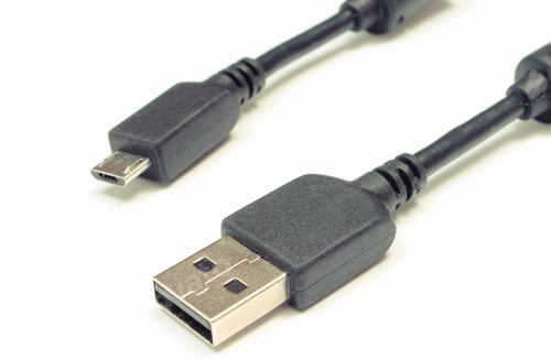 Preview: Electric Cables With Plug For Electrical Appliances. White Background