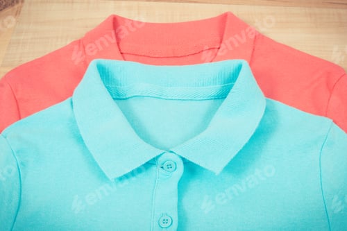 Preview: Clean Polo Shirts in Blue and Pink