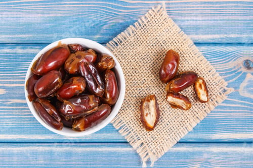 Preview: Dates As Source Vitamins, Dietary Fiber And Natural Minerals, Concept Of Healthy Lifestyle And