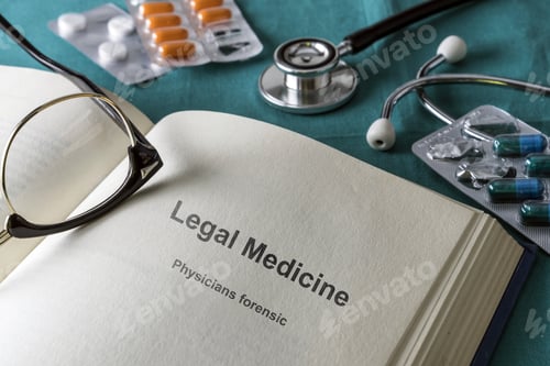 Preview: Open Book Of Legal Medicine And Forensic, Conceptual Image