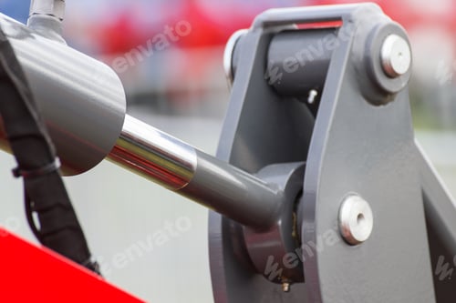 Preview: Piston Or Actuator Of Industrial Hydraulic And Pneumatic Machinery, Engineering And Technology