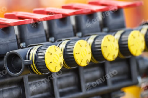 Preview: Operating Control Buttons Or Knobs In Agricultural Or Industrial Machine