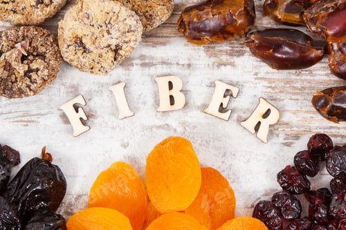 Preview: Ingredients As Source Vitamins, Dietary Fiber And Natural Minerals, Concept Of Healthy Lifestyle