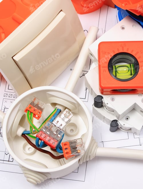 Preview: Components For Use In Electrical Installations And Diagrams, Copper Wire Connections In Electrical