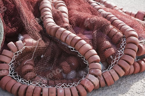 Preview: Fishing Net At An Old Port