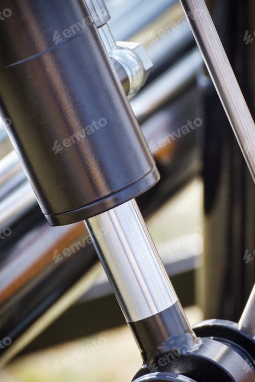 Preview: Piston Or Actuator Of Industrial Hydraulic And Pneumatic Machine. Engineering And Technology