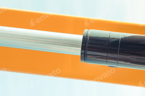Preview: Piston Or Actuator Of Industrial Hydraulic And Pneumatic Machinery. Engineering And Technology