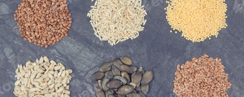 Preview: Healthy Ingredients Containing Natural Vitamins And Minerals. Beneficial Eating For Thyroid Gland