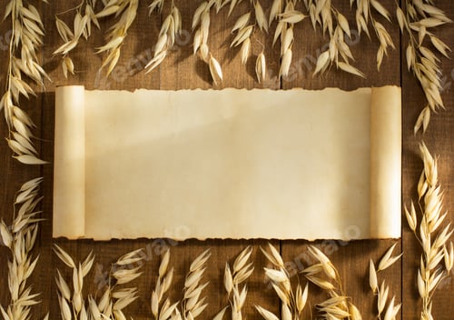 Preview: Ears Of Oat On Wooden Background