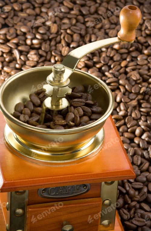 Preview: Coffee Grinder On Roasted Beans