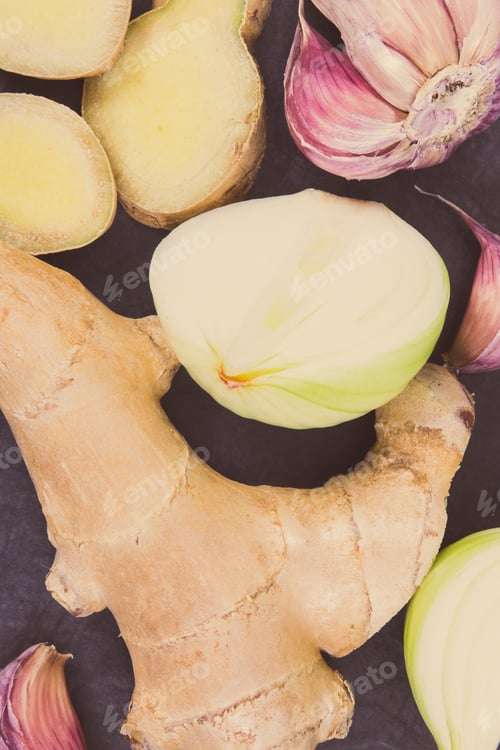 Preview: Healthy Nutritious Food Containing Minerals And Vitamins, Concept Of Natural Treatment Of Diseases
