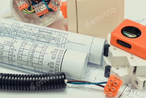 Preview: Components And Accessories For Electrical Installations And Construction Diagrams Of House