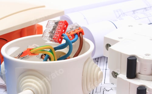 Preview: Components For Use In Installations And Electrical Diagrams, Copper Wire Connections In Electrical
