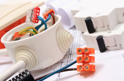 Preview: Components For Use In Installations And Electrical Diagrams, Copper Wire Connections In Electrical