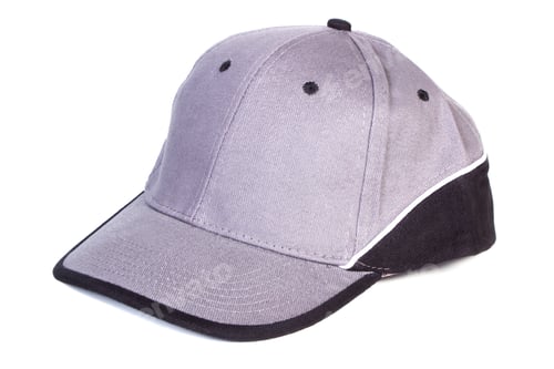 Preview: Closeup Of Baseball Cap Isolated On White Background, Protection From Sun
