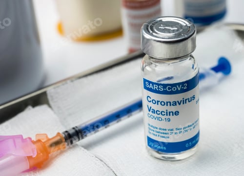 Preview: Coronavirus Covid-19 Experimental Vaccine In A Laboratory, Conceptual Image