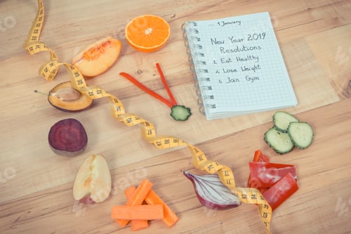 Preview: New Year Resolutions with Vegetables and Fruits