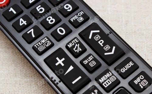 Preview: Buttons On Infrared Remote Control For Television