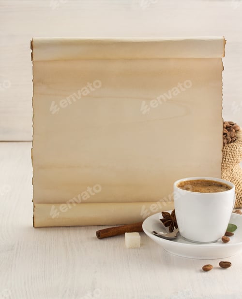 Preview: Coffee Concept On Wooden Background