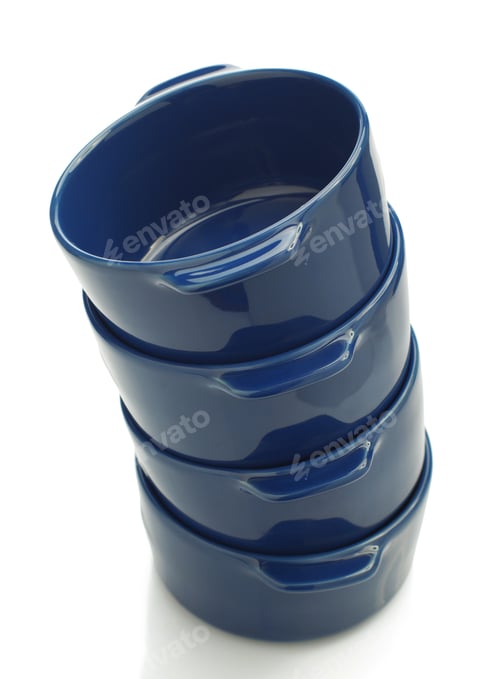 Preview: Empty Ceramic Pot Isolated On White