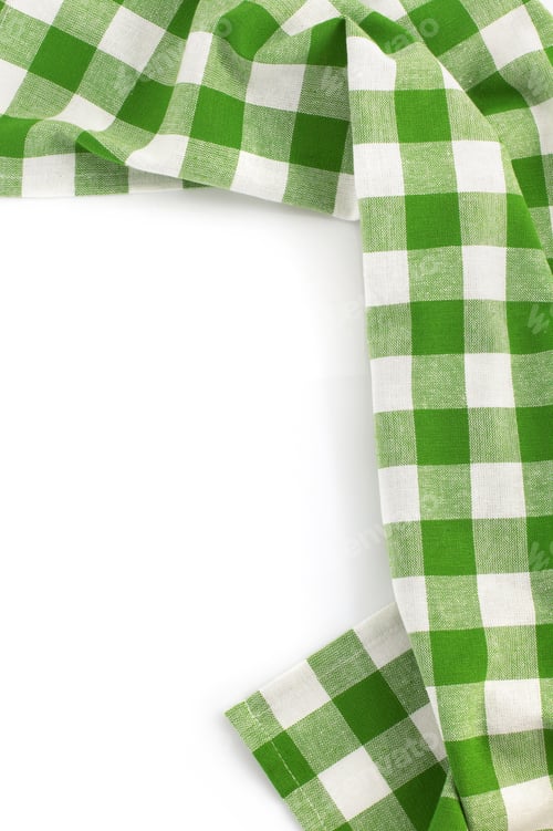 Preview: Cloth Napkin Isolated On White Background