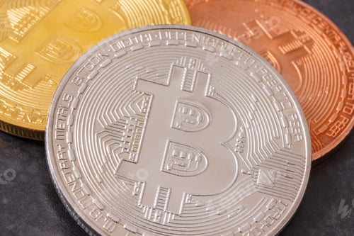 Preview: Bitcoins As Symbol Of New Electronic Virtual Money And Mining Cryptocurrency