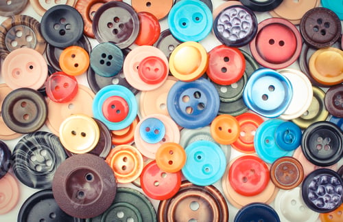 Preview: Collection Of Various Colored Sewing Buttons