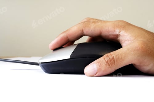 Preview: Hand Holding A Mouse
