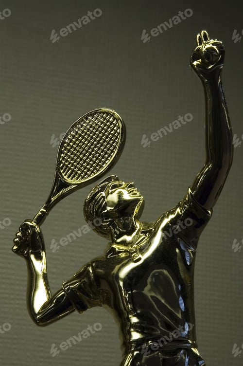 Preview: Upper Body Of Tennis Trophy