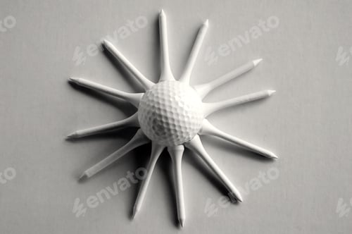 Preview: Golf Ball Flower
