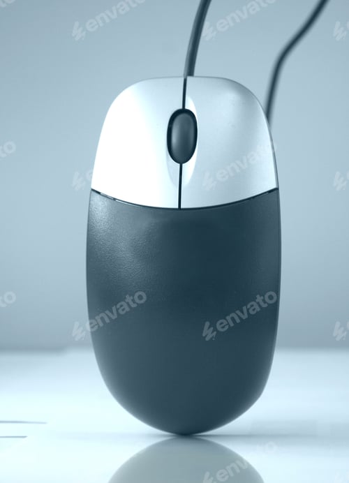 Preview: Cyan Mouse With Reflection