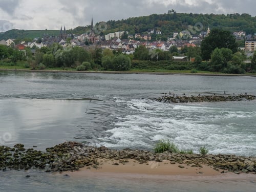 Preview: The Village Of Ruedesheim At The River Rhine