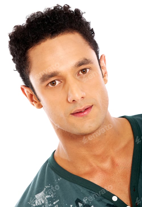 Preview: Casual Man Isolated Over A White Background
