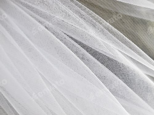 White Mesh Fabric Texture, Abstract Soft Pattern